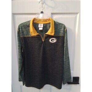 GIRLS YOUTH GREEN BAY PACKERS LIGHTWEIGHT PULLOVER. SZ XXL (18).